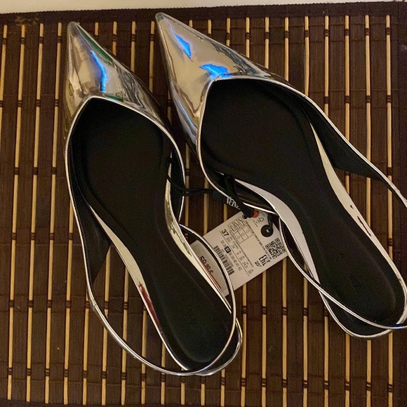 Zara metallic flats - Picture 2 of 4